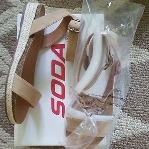 Shoes...Tacoma Espadrille Sandals -Natural 6.5